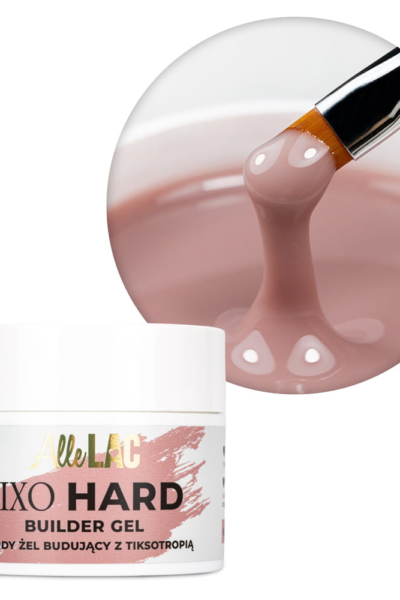 Żel budujący twardy z tiksotropią AlleLac Tixo Hard Builder Gel Natural Nude 45g