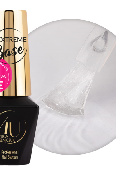Elastyczna baza o wysokiej przyczepności Extreme Base by Monika Mielniczuk Molly Nails Clear HEMA/Di-HEMA Free 10g