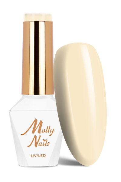 Lakier hybrydowy LED/UV Gel Polish Molly Nails Glamour Women Nr 1 Lucky Jade Stone HEMA/Di-HEMA Free 8g