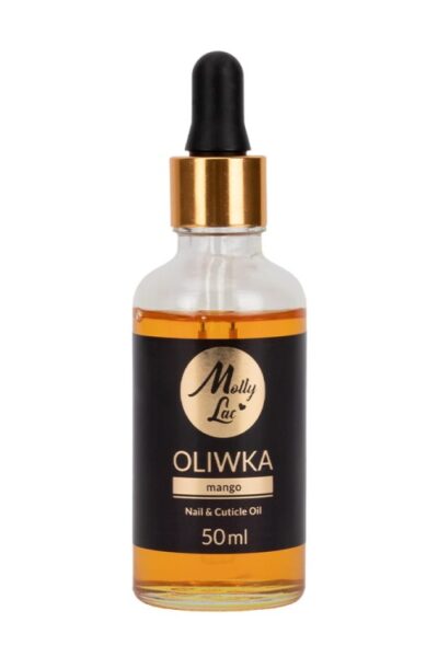 Oliwka do skórek i paznokci z zakraplaczem o zapachu mango MollyLac 50ml